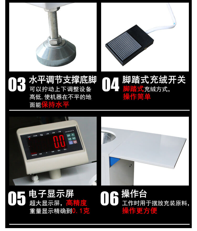 DN-半自動充絨充棉機產品細節4